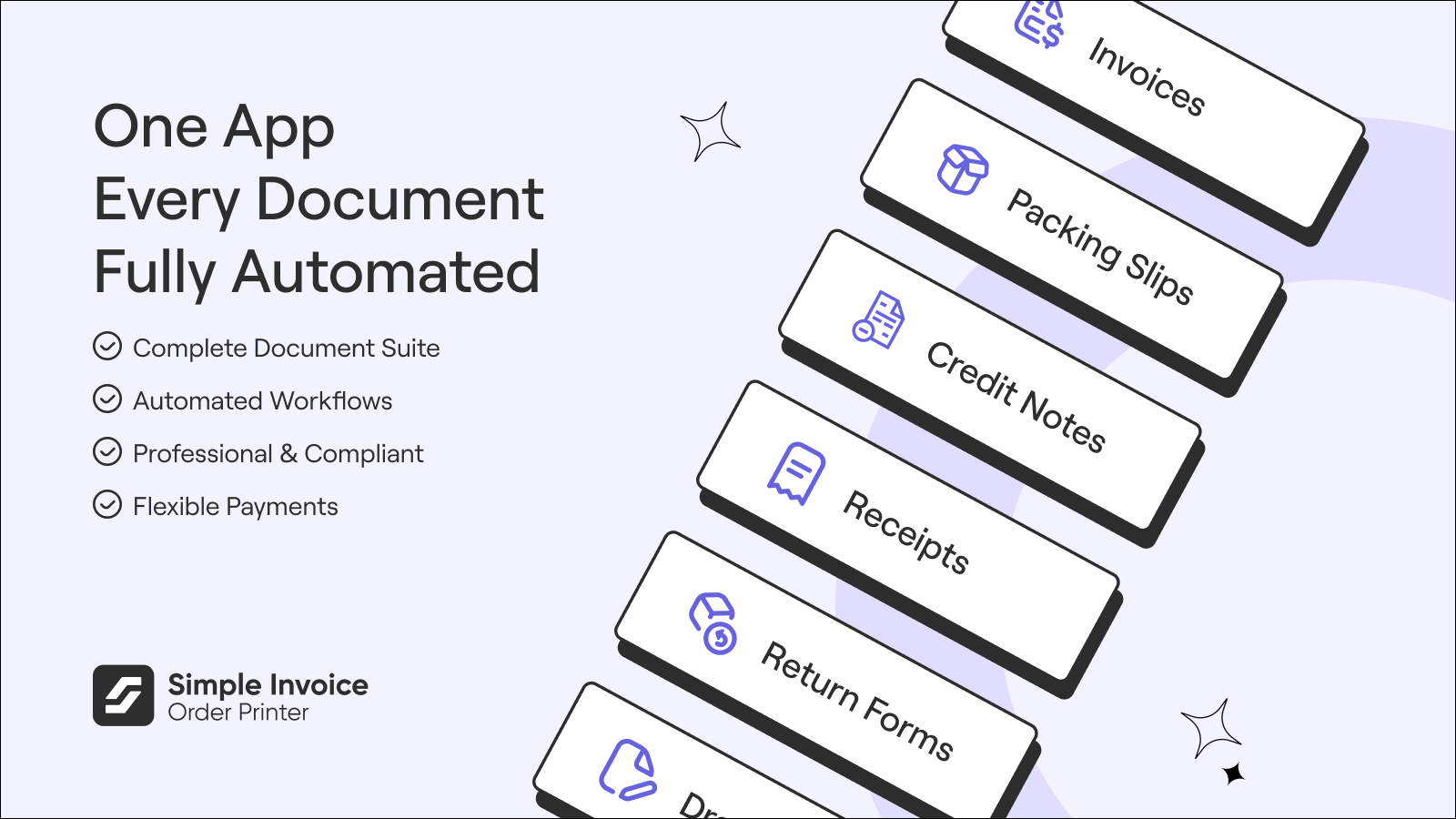 First Screenshot of Simple Invoice - Order Printer for Shopify.