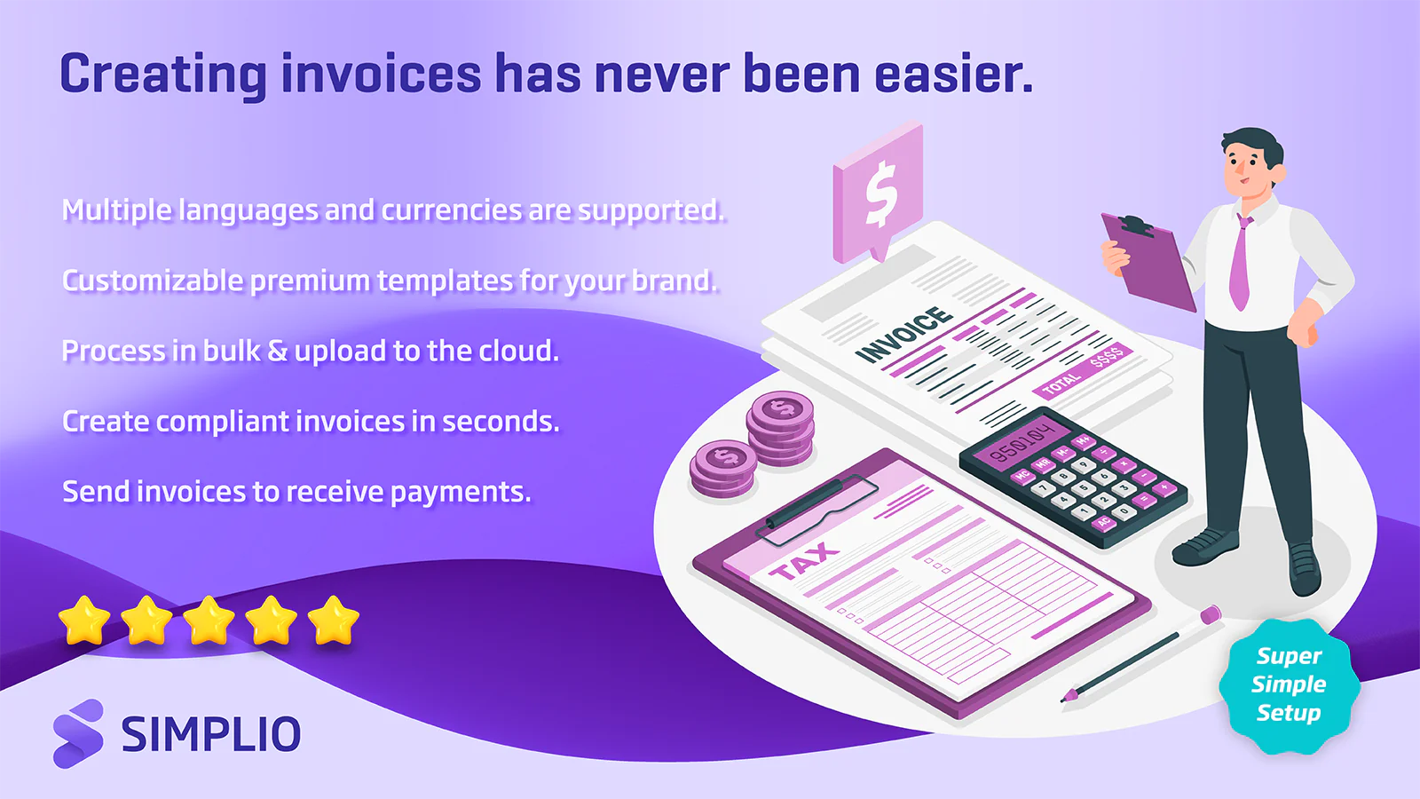 First Screenshot of Simple Invoice - Order Printer for Shopify.